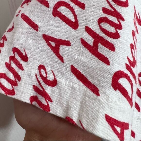 Vintage 1990 Martin Luther King "I Have A Dream" Tee Cotton Single Stitch XL - Picture 7 of 15